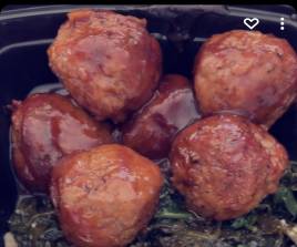 BBQ Turkey Meatballs 